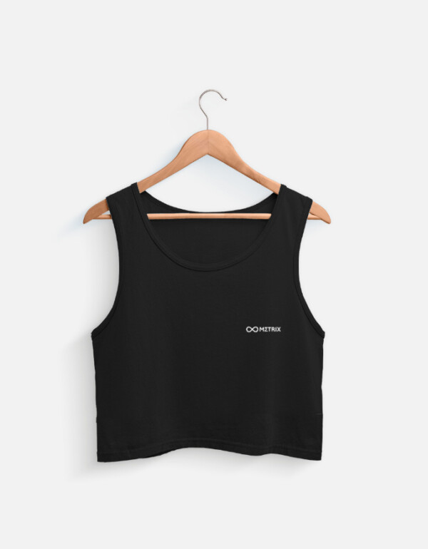 Metrix Women’s Crop Tank – Sleek, Minimal & Street‑Ready