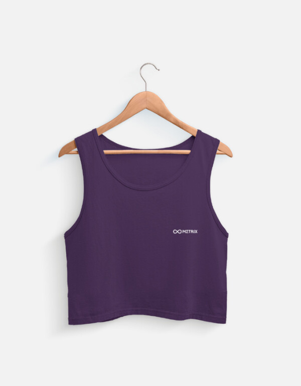 Metrix Women’s Crop Tank – Sleek, Minimal & Street‑Ready - Image 5