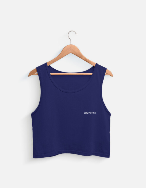 Metrix Women’s Crop Tank – Sleek, Minimal & Street‑Ready - Image 4