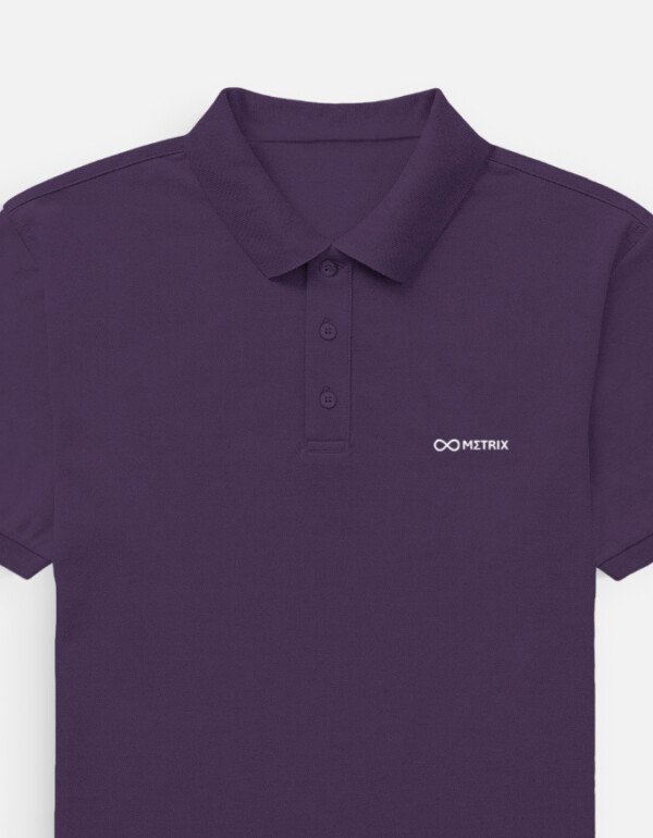 Metrix Classic Black Polo T-Shirt - Image 9