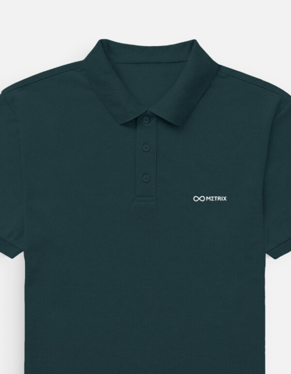 Metrix Classic Black Polo T-Shirt - Image 11