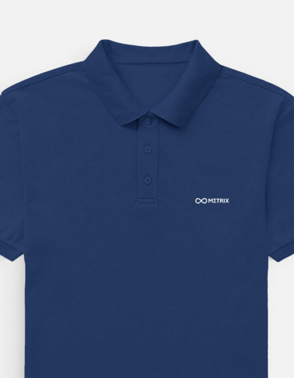 Metrix Classic Black Polo T-Shirt - Image 7
